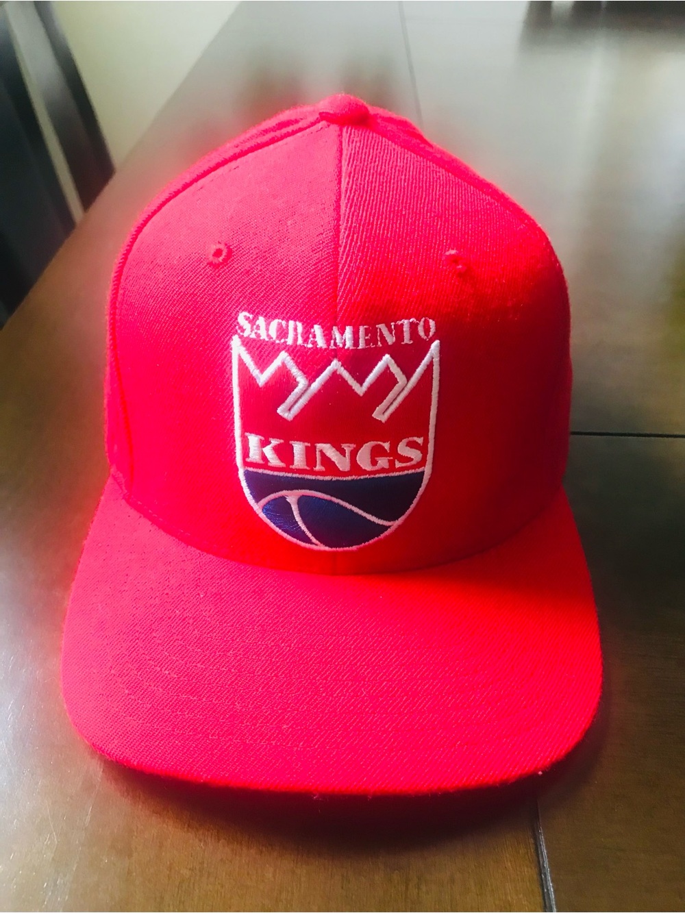 Mitchell & Ness Red Sacramento Kings Snapback Hat